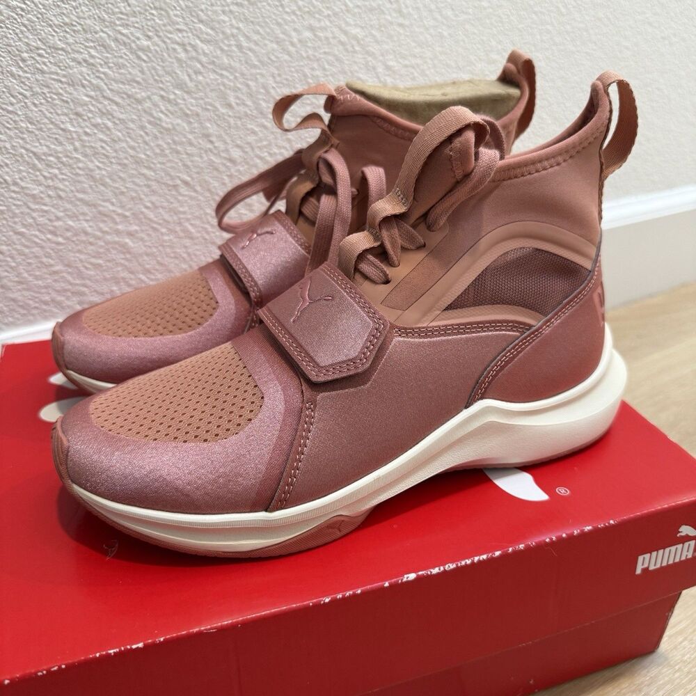 NIB Puma x Selena Gomez Phenom En Pointe High Top Sneakers Pink Sz 6 Balletcore